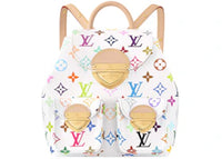 Louis Vuitton x Takashi Murakami Venice Backpack White Multicolored