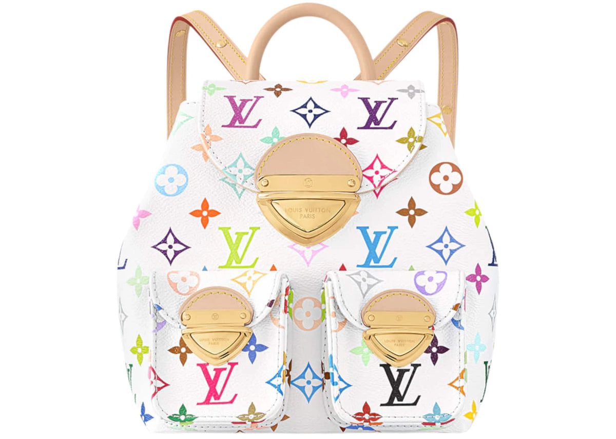 Louis Vuitton x Takashi Murakami Venice Backpack White Multicolored - vue secondaire A