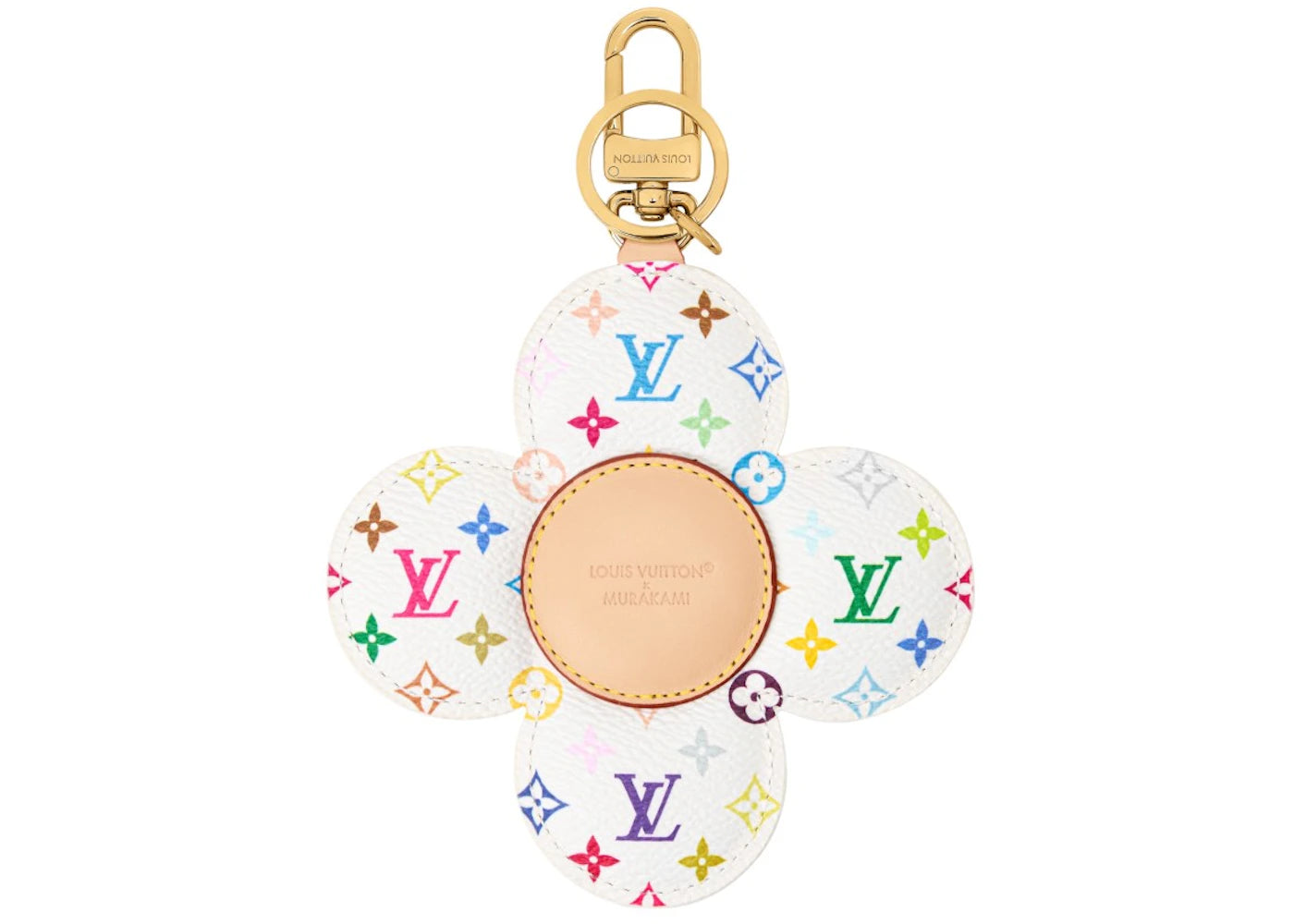 Louis Vuitton x Takashi Murakami Vivienne Head Bag Charm Multicolored - vue secondaire B