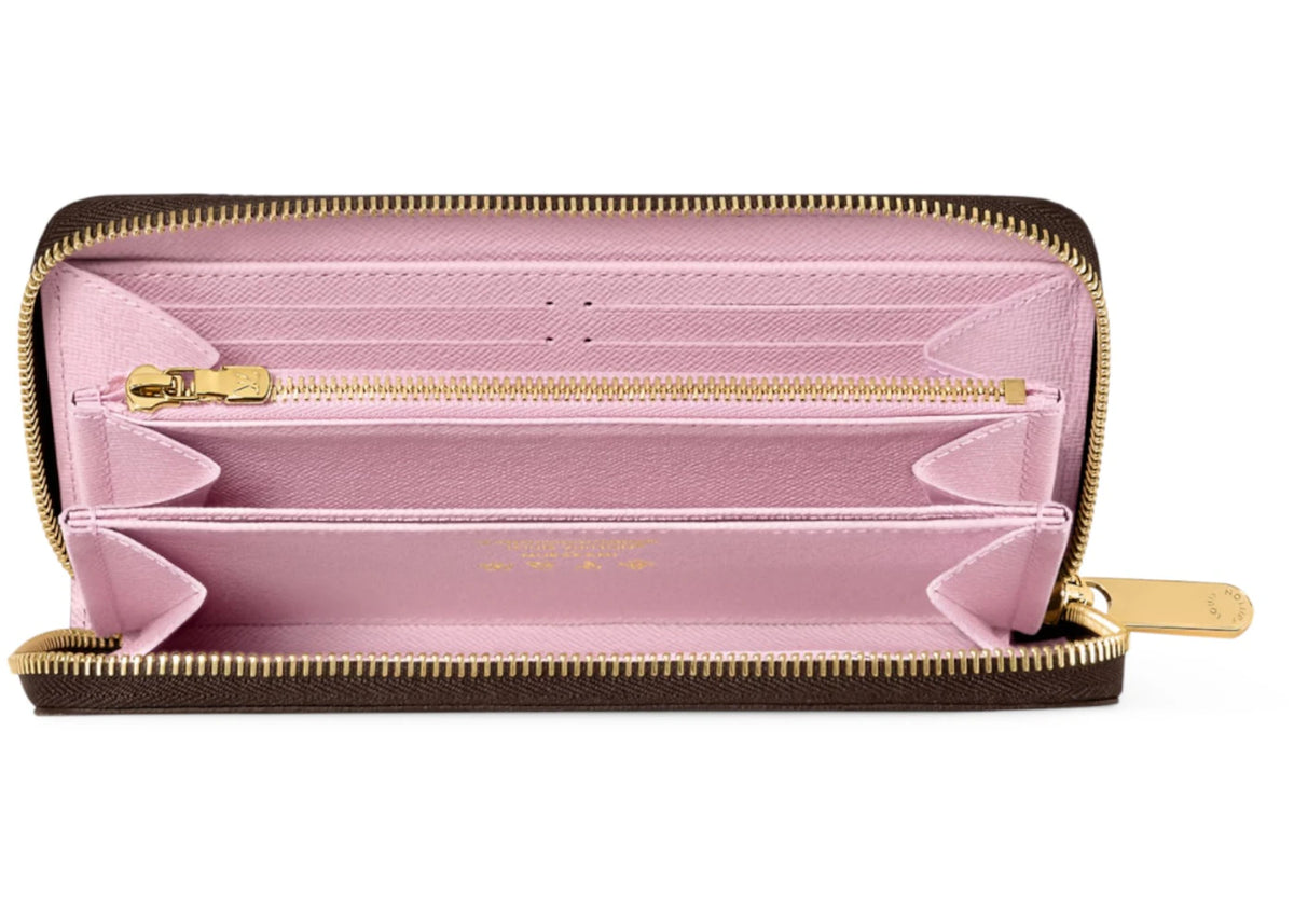 Louis Vuitton x Takashi Murakami Zippy Wallet Sakura Brown - vue secondaire B