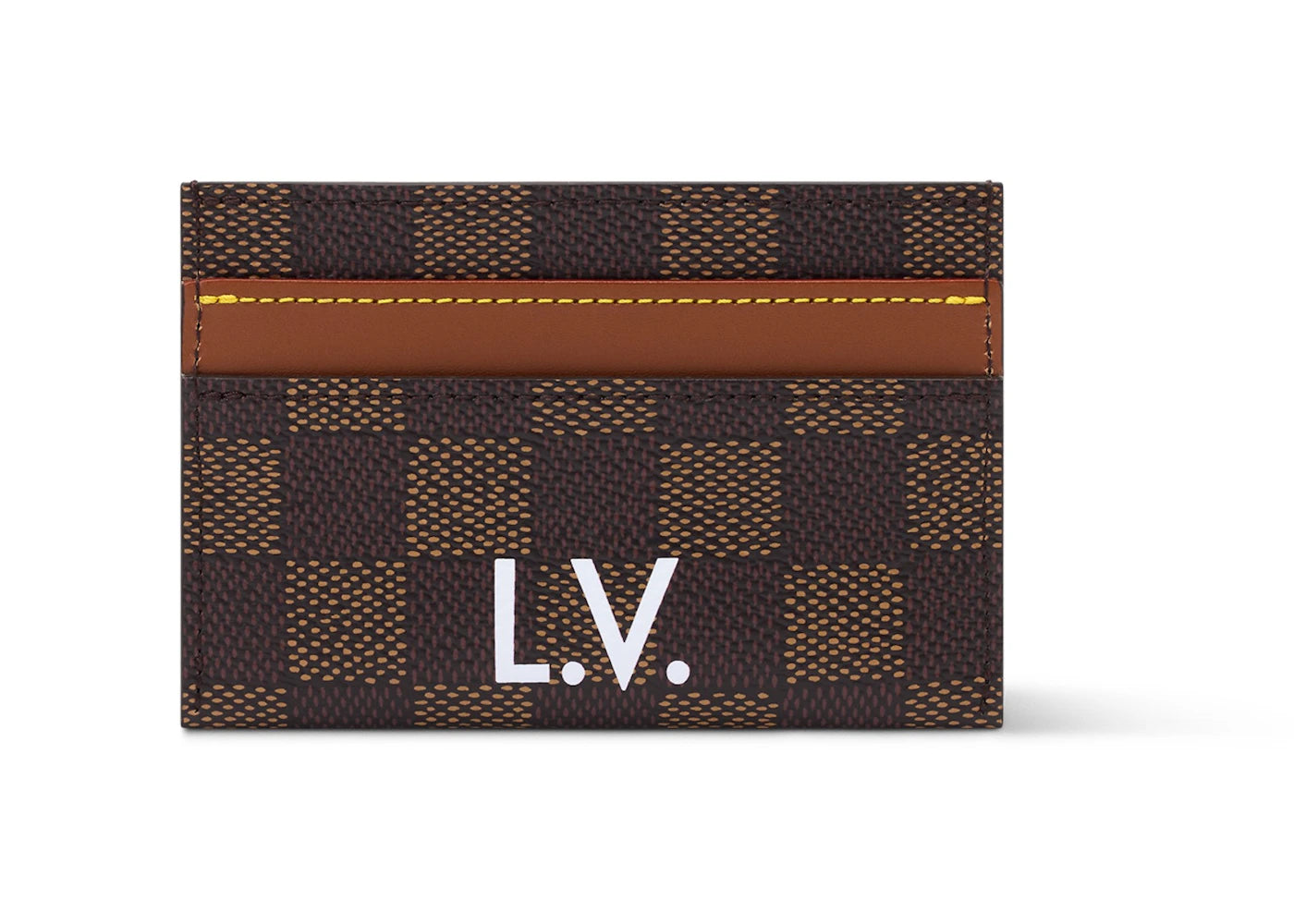 Louis Vuitton x The Darjeeling Limited Double Card Holder Brown - vue secondaire B