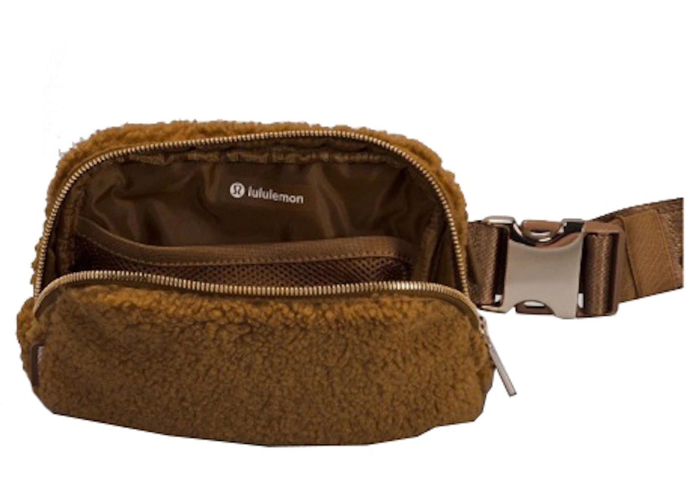 Lululemon Everywhere Fleece Belt Bag Crossbody Bag Burnt Caramel