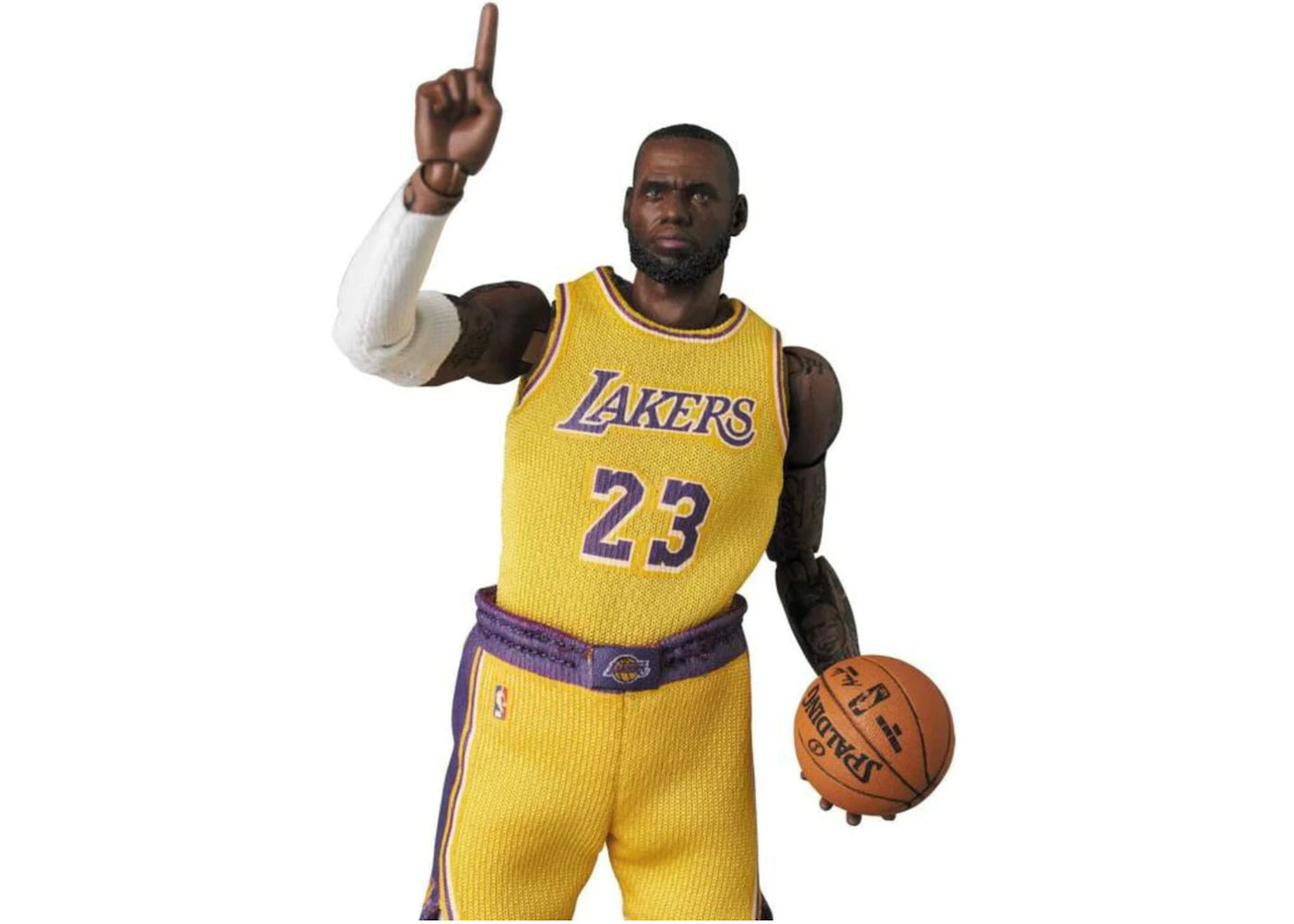 MAFEX NBA LA Lakers Lebron James Action Figure - vue secondaire B