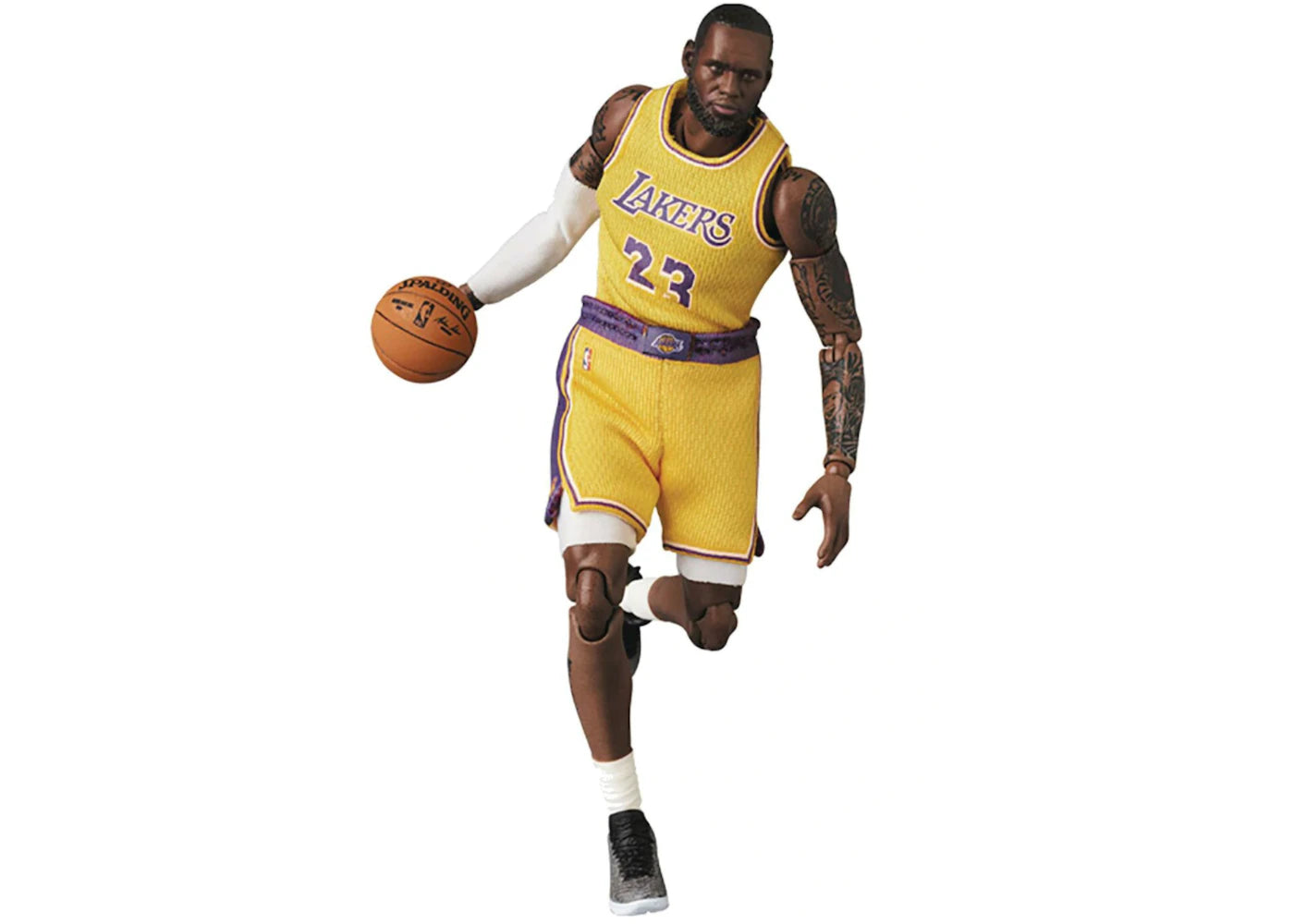 MAFEX NBA LA Lakers Lebron James Action Figure - vue secondaire A