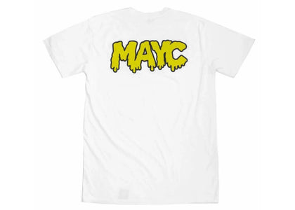 MAYC Mutant Ape Yacht Club T-shirt White/Yellow - apparel view 2