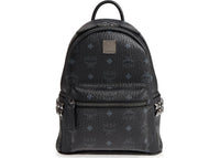 MCM Stark Rucksack Visetos Side Studs Mini Schwarz