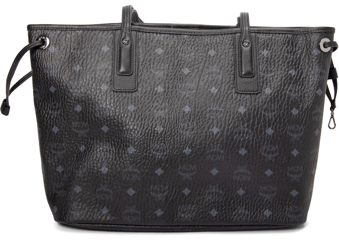 MCM Reversible Liz Shopper Visetos Medium Black - vue secondaire A