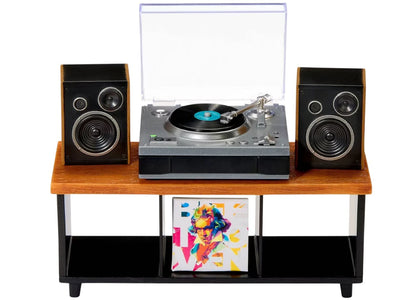 MGA Entertainment MGA's Miniverse Mini Collectibles Mini Playable Record Player Featuring Beethoven Real Music Record Play...