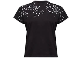 MM6 Crew Neck T-shirt Black - vue 360
