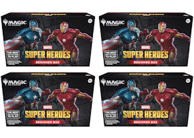 Magic: The Gathering Marvel Super Heroes Beginnger Box 4x Lot - vue 360