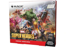 Magic: The Gathering Marvel Super Heroes Scene Box Hereos United - vue 360