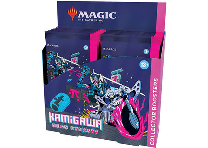 Magic: The Gathering TCG Kamigawa: Neon Dynasty Collector Booster Box - 12 Packs (180 Cards) - authentic Magic: The Gather...