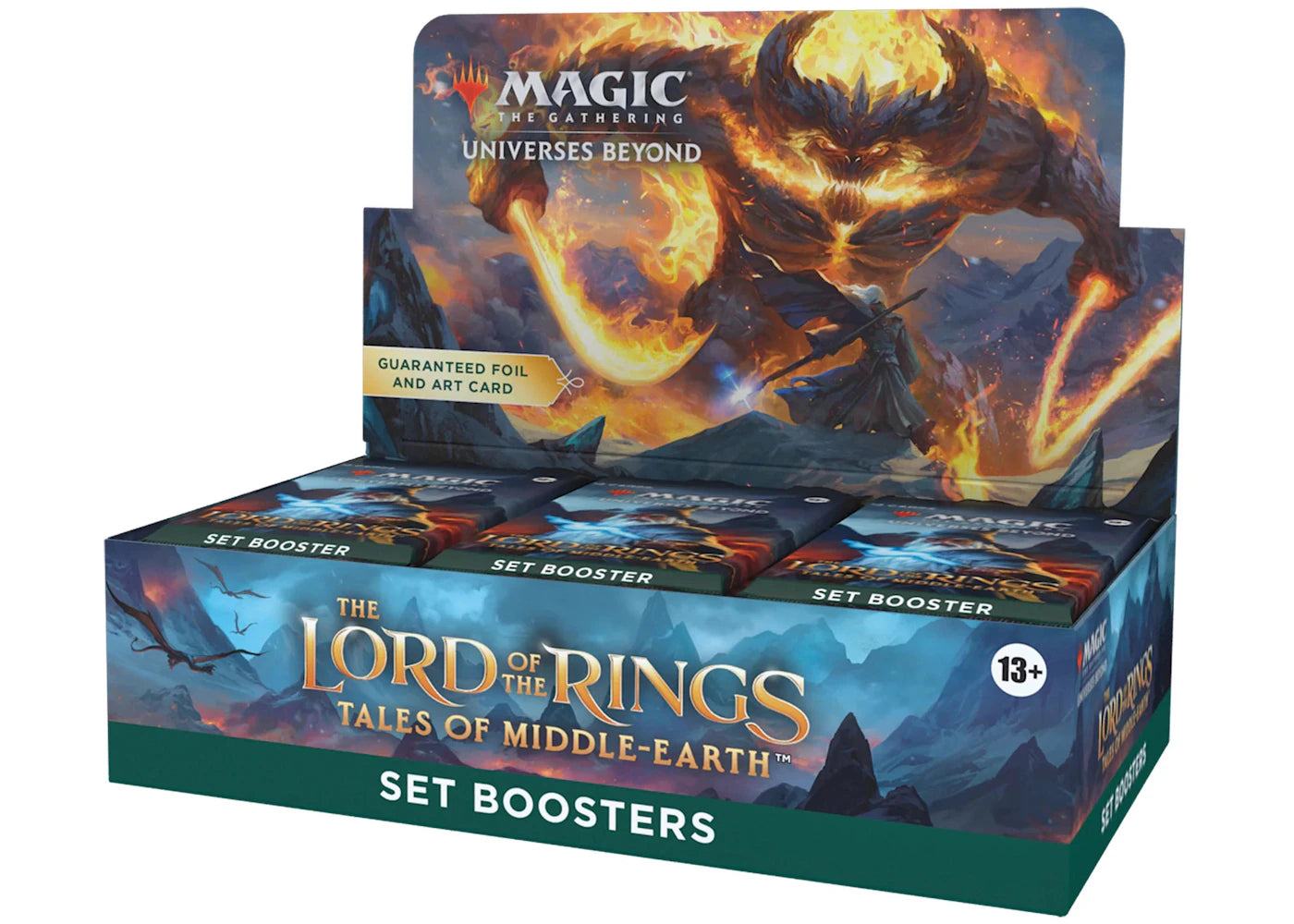 Magic: The Gathering TCG The Lord of The Rings Tales of Middle-Earth Set Booster Box - vue 360