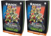 Magic: The Gathering Teenage Mutant Ninja Turtles Commander Deck 2x Lot