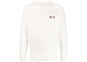Maison Kitsune Double Fox Head Patch Classic Sweatshirt Ecru - vue 360
