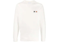 Maison Kitsune Double Fox Head Patch Classic Sweatshirt Ecru