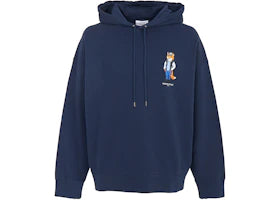 Maison Kitsune Dressed Fox Hood Sweatshirt Navy - vue 360