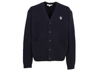 Maison Kitsune Fox Head Cardigan Navy