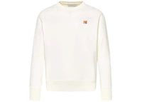 Maison Kitsune Fox Head Patch Classic Neutrals Sweatshirt White