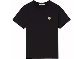 Maison Kitsune Fox Head Patch Classic Tee-Shirt Black