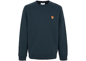 Maison Kitsune Fox Head Sweatshirt Navy