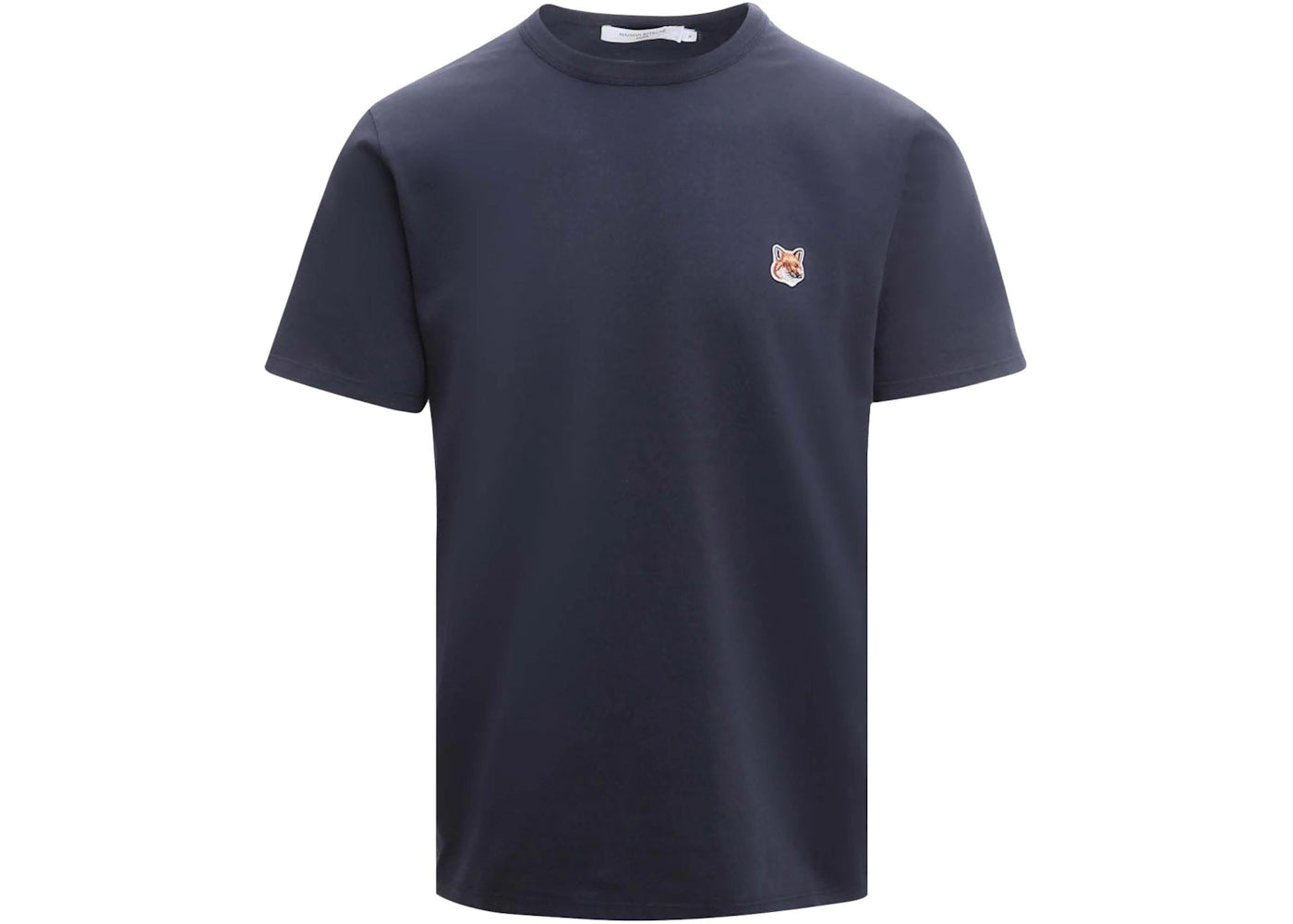 Maison Kitsune Man Cotton Iconic Patch T-Shirt Blue - vue secondaire A