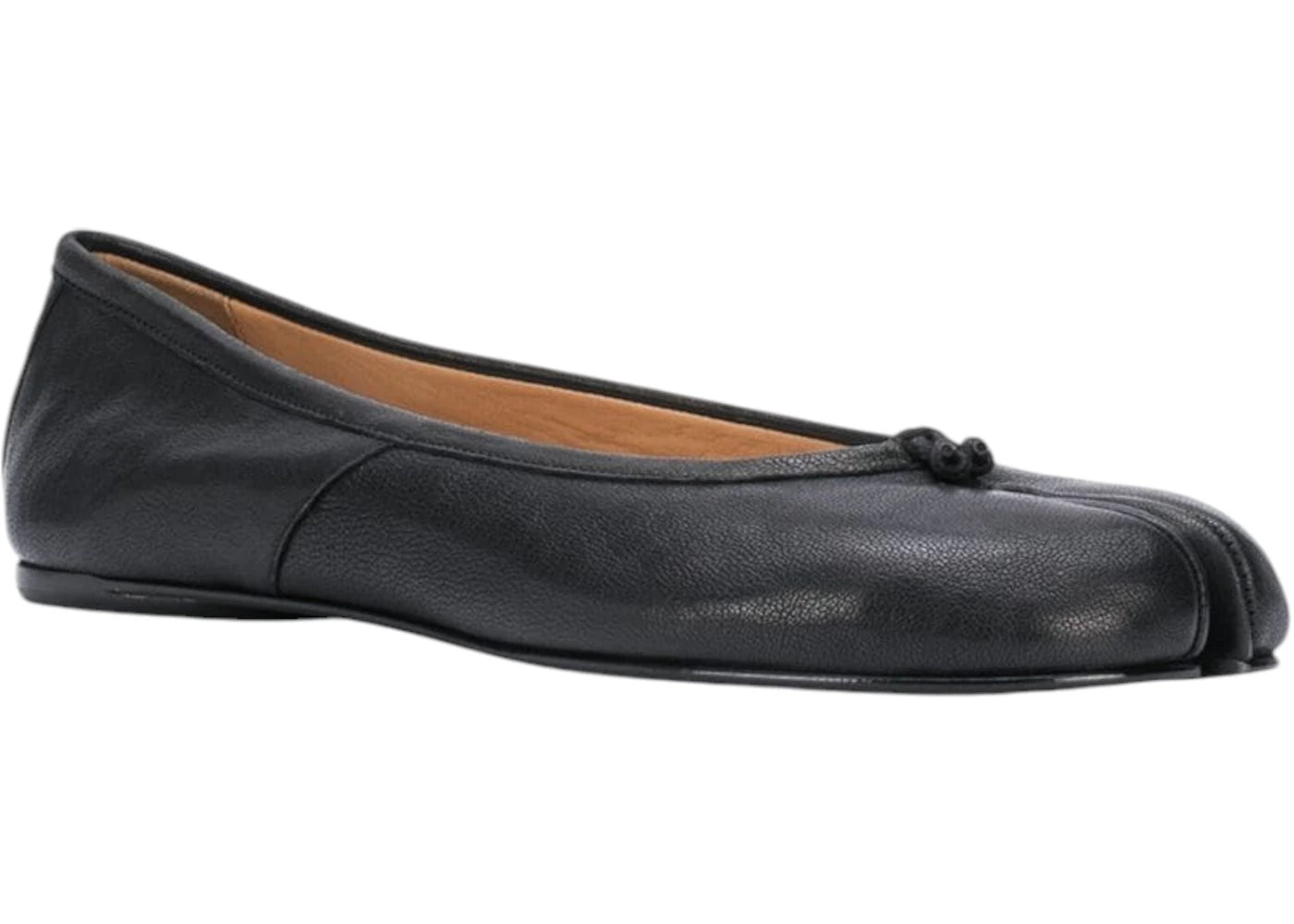 Maison Margiela Calfskin Tabi Ballet Flats Black (Women's) - vue secondaire A