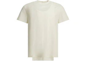 Maison Margiela Double Layer Crewneck T-shirt White - vue 360
