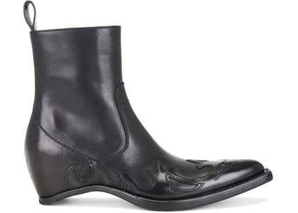 Maison Margiela Heel-Less Western Flame Boots H45 Ankle Boot Black (Women's) - authentic Maison Margiela sneakers