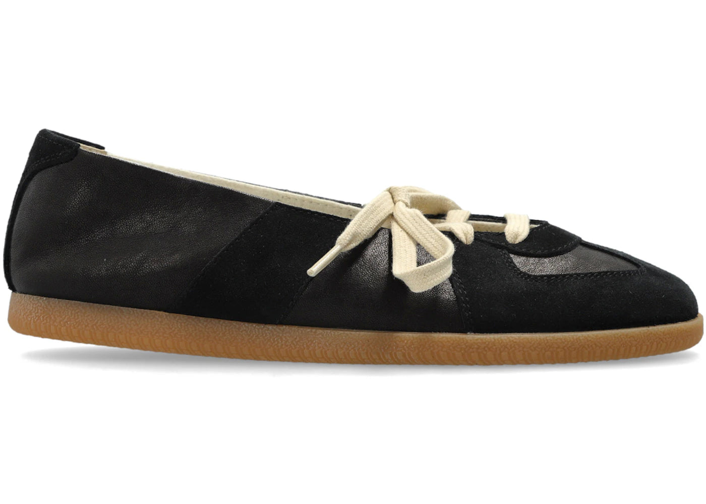 Maison Margiela Replica Soft Laced Ballets Black (Women's) - vue 360