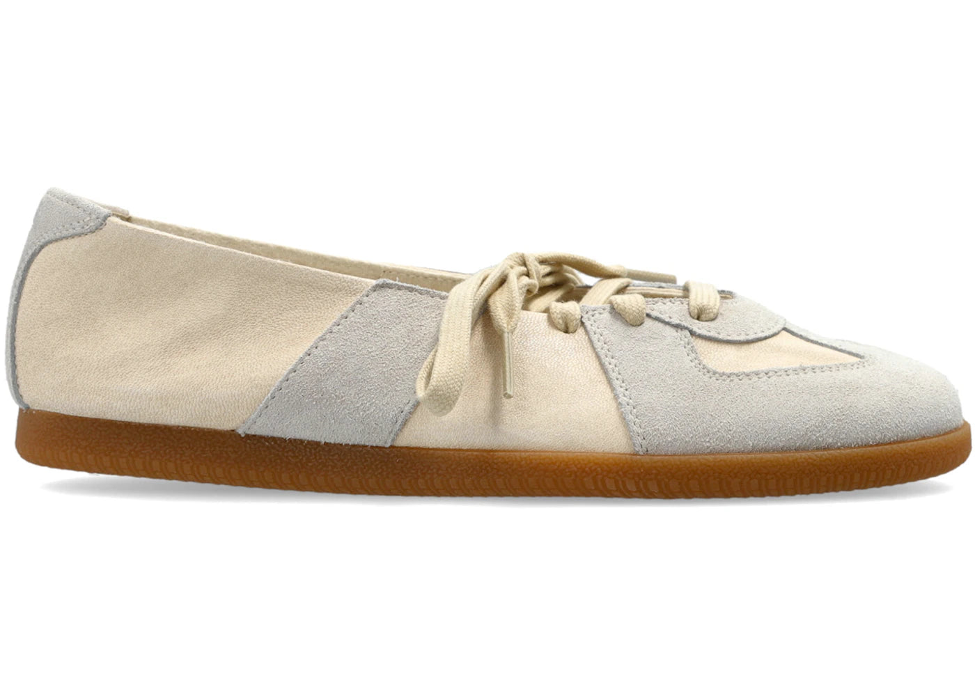 Maison Margiela Replica Soft Laced Ballets Bleached Sand (Women's) - vue 360