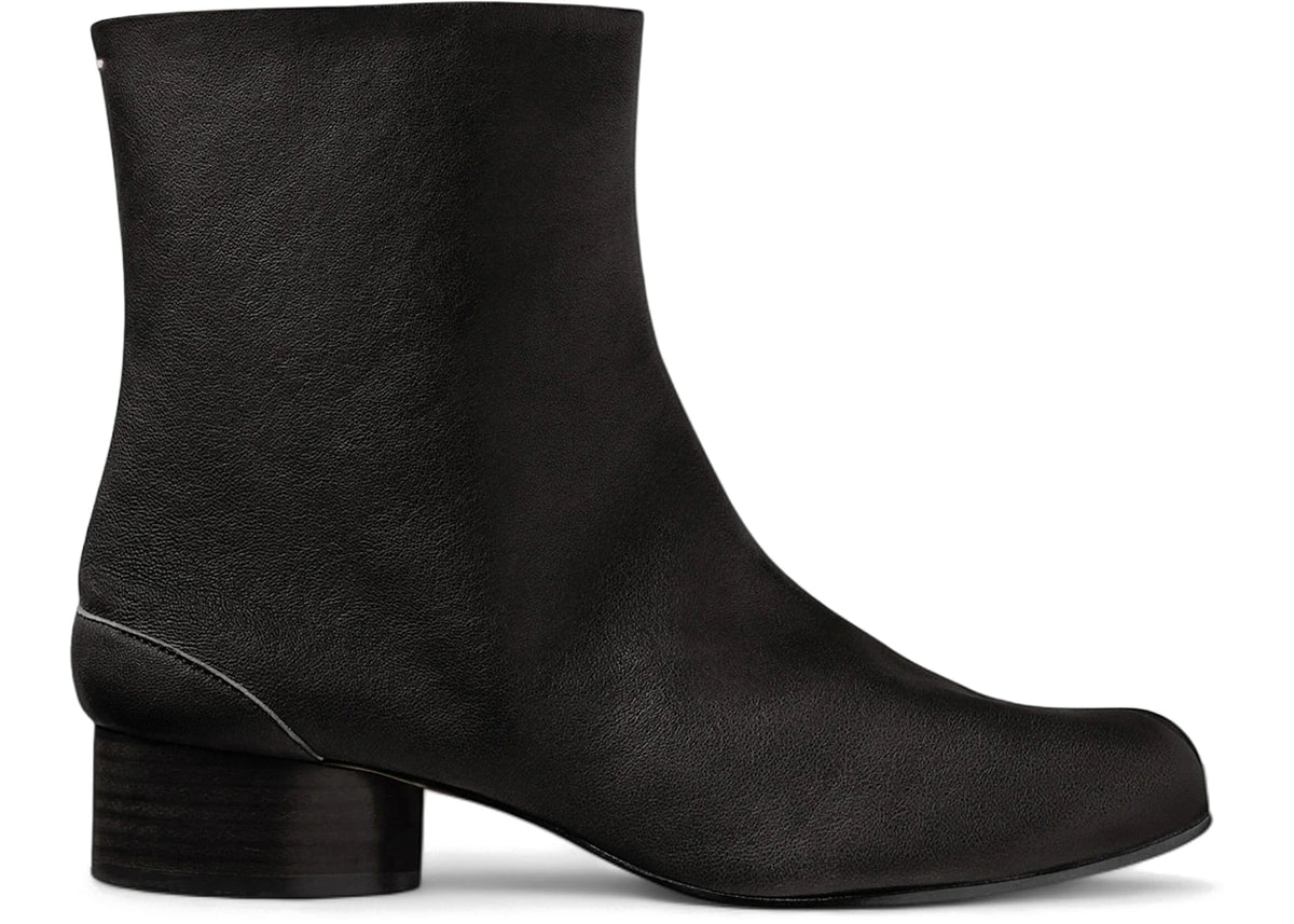 Maison Margiela Tabi Ankle Boot Black Leather (Women's) - vue 360