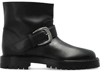 Maison Margiela Tabi County Buckle Ankle Boot Black