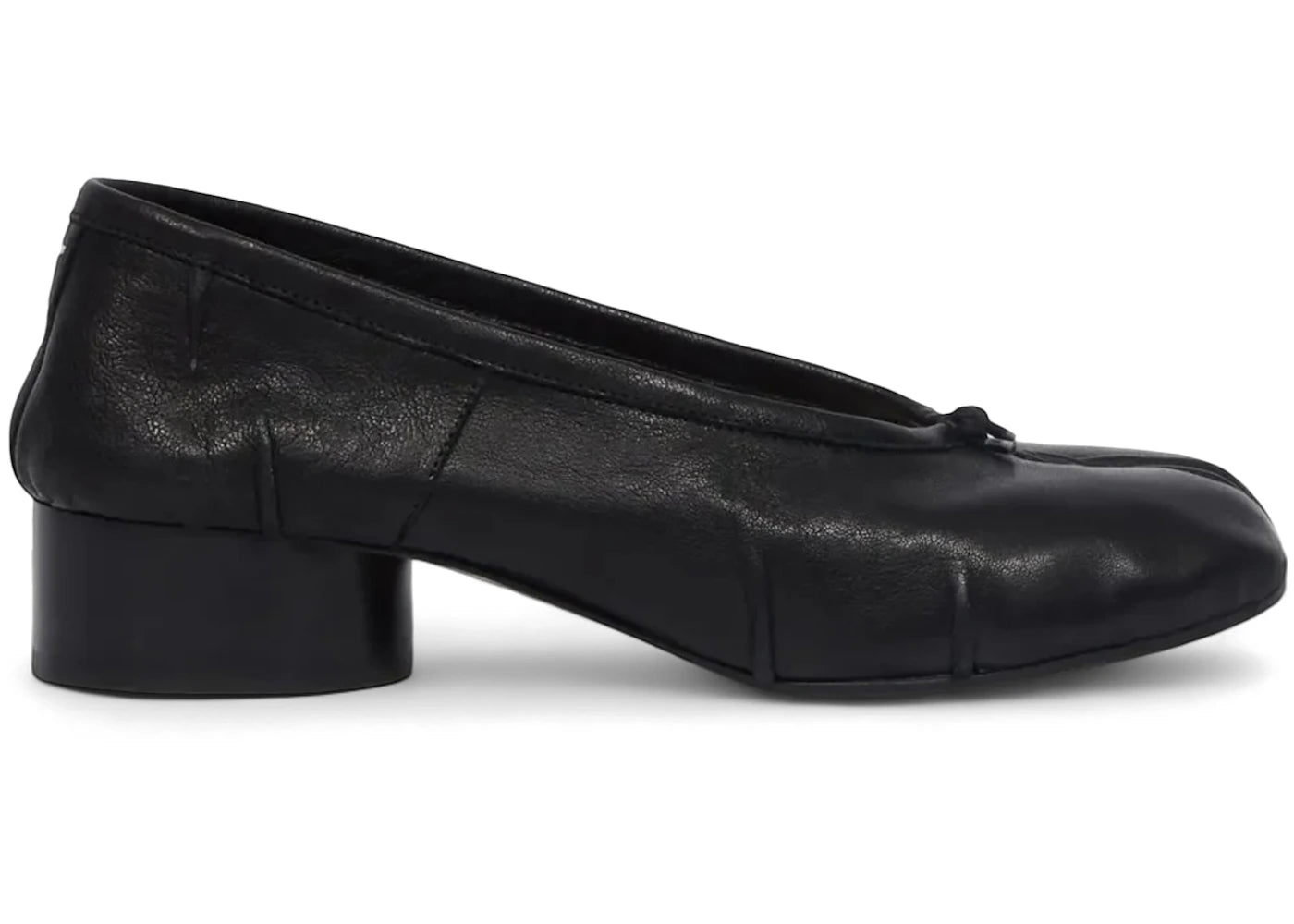 Maison Margiela Tabi New Ballerina Artisanal Vintage Effect Black (Women's) - vue secondaire A