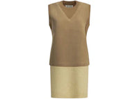 Maison Margiela Virgin Wool Vest Beige