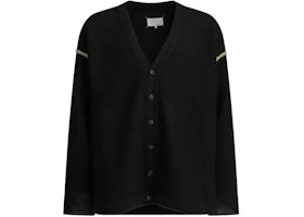 Maison Margiela Wool Patches Cardigan Black