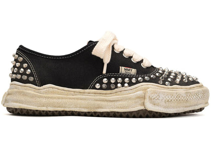 Maison Mihara Yasuhiro Baker OG Sole Studded Canvas Low Black - authentic Maison Mihara Yasuhiro sneakers