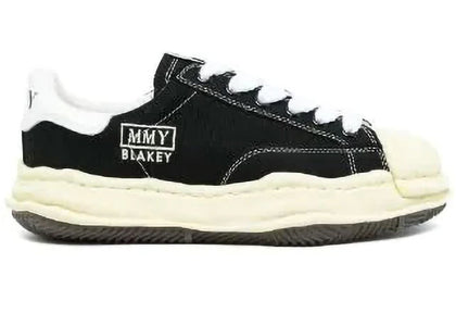 Maison Mihara Yasuhiro Blakey OG Sole Vintage Canvas Low Black - authentic Maison Mihara Yasuhiro sneakers