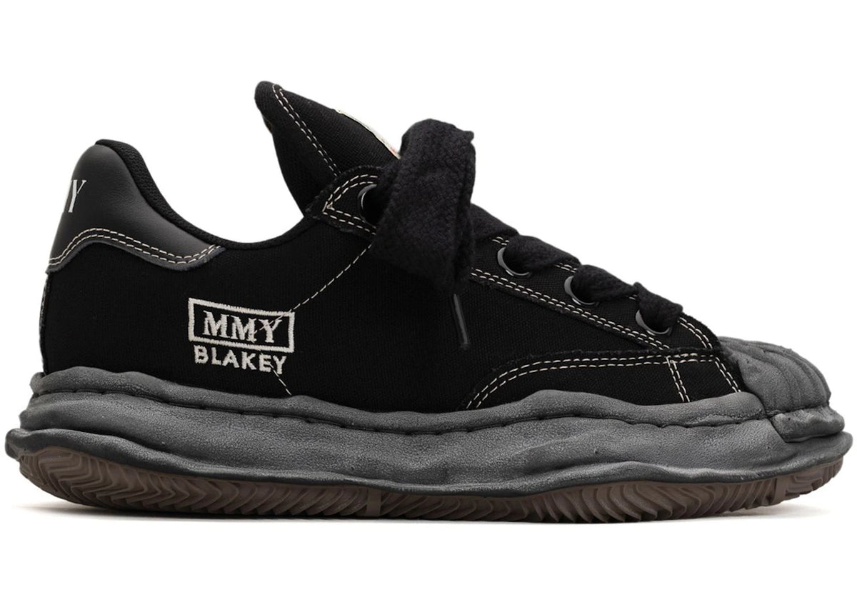 Maison Mihara Yasuhiro Blakey Puffer OG Sole Canvas Low Distressed Midsole Black - vue secondaire A
