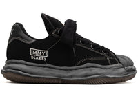 Maison Mihara Yasuhiro Blakey Puffer OG Sole Canvas Low Distressed Midsole Black