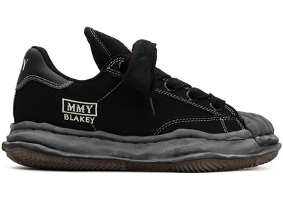 Maison Mihara Yasuhiro Blakey Puffer OG Sole Canvas Low Distressed Midsole Black
