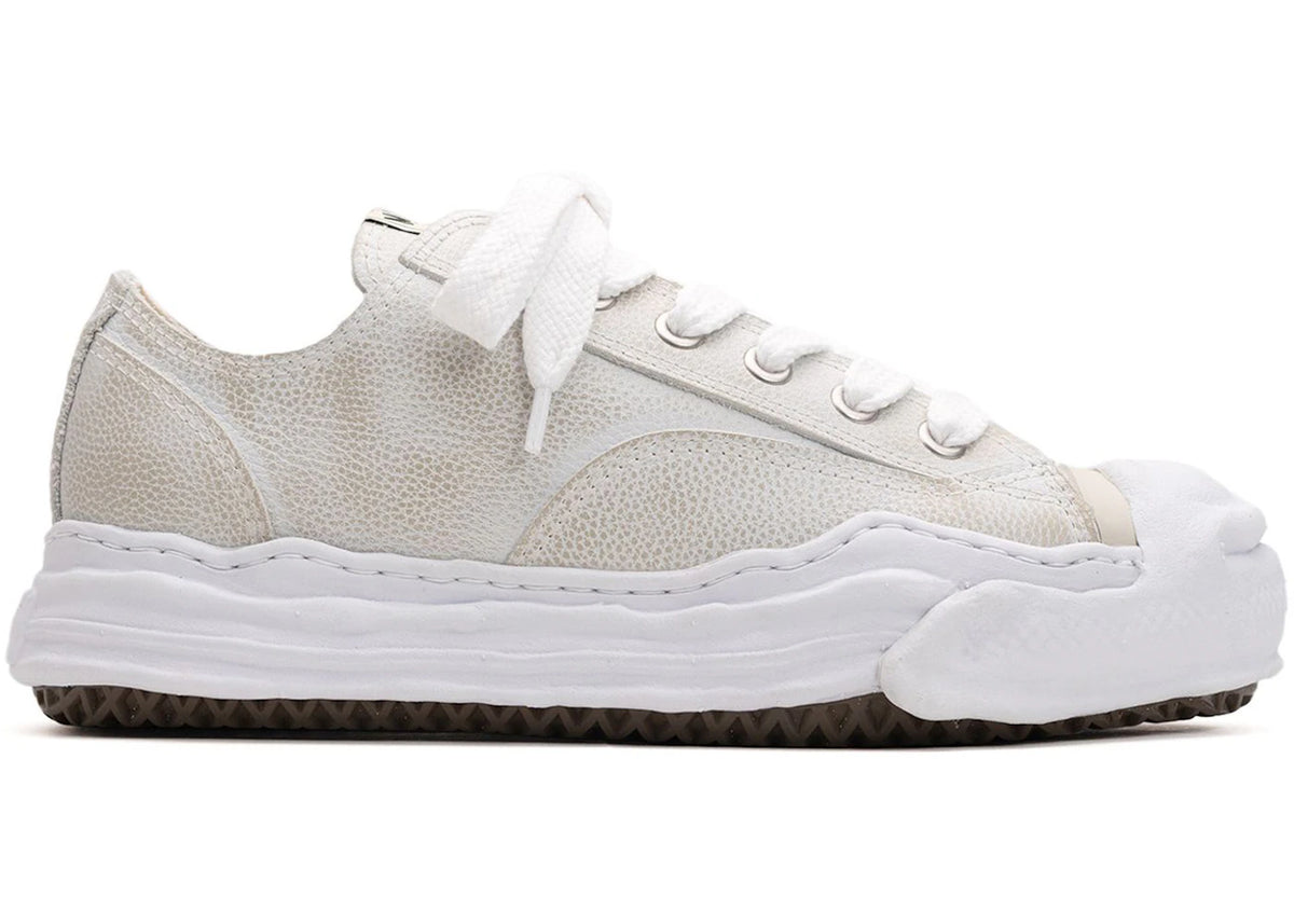 Maison Mihara Yasuhiro Hank OG Sole Brushed Shrink Leather Low White - vue secondaire A