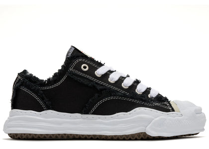 Maison Mihara Yasuhiro Hank OG Sole Canvas Low Frayed Black - authentic Maison Mihara Yasuhiro sneakers
