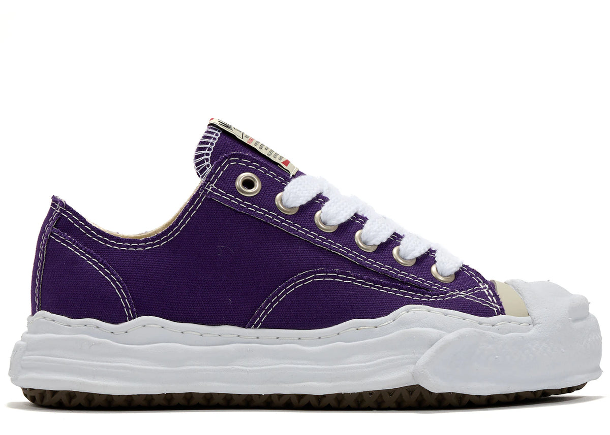Maison Mihara Yasuhiro Hank OG Sole Canvas Low Purple - vue 360