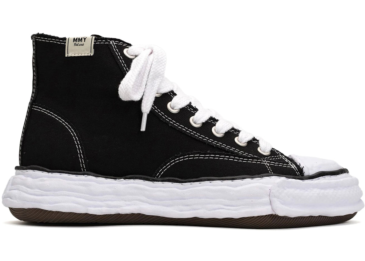 Maison Mihara Yasuhiro Peterson 23 OG Sole Canvas High Black White - vue secondaire A