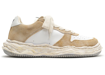 Maison Mihara Yasuhiro Wayne OG Sole Mix Material Low White Beige - authentic Maison Mihara Yasuhiro sneakers