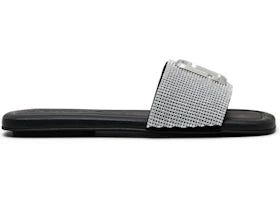 Marc Jacobs Leather Sandal Black Crystal (Women's)
