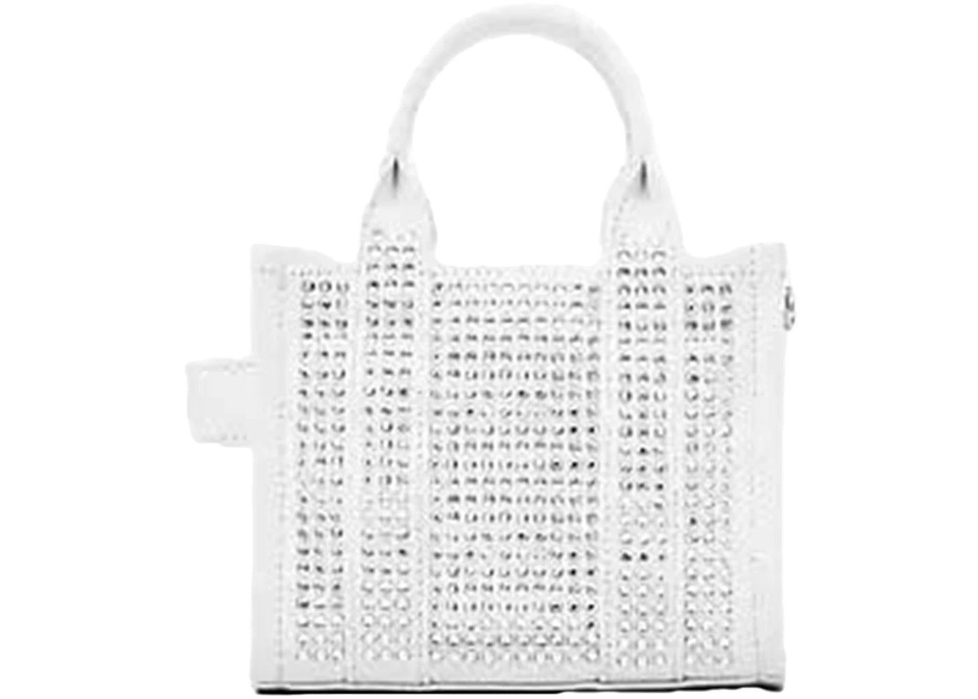 Marc Jacobs The Crystal Canvas Mini Tote Bag White - vue secondaire A