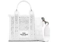 Marc Jacobs The Crystal Canvas Mini Tote Bag White
