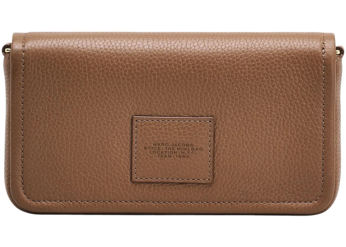 Marc Jacobs The Leather Mini Bag Argan Oil - vue secondaire B